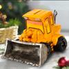 Harz Bulldozer Spardose Baufahrzeug Sparschwein Geldkassette Skulptur Heimdekoration Geschenk für Kinder Jungen Männer Schreibtisch-Ornament