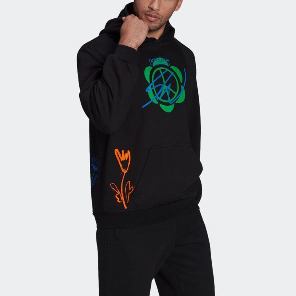 adidas X Sean Wotherspoon Superturf Hoodie 'Black' Men's HI3304