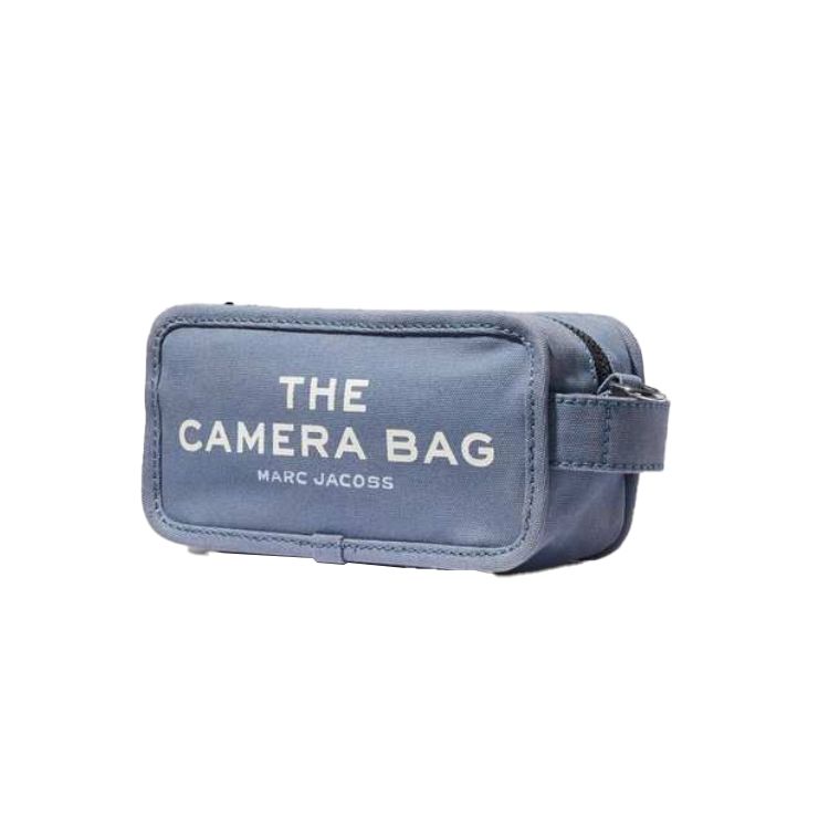 Marc Jacobs Fashion Casual Logo Print Detachable And Adjustable Strap Canvas Shoulder Crossbody Bag Women bags Light-Blue M0017040-481