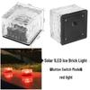 Waterproof Solar Ice Brick Garden Lights - Outdoor Glass Deck & In-Ground Lights
