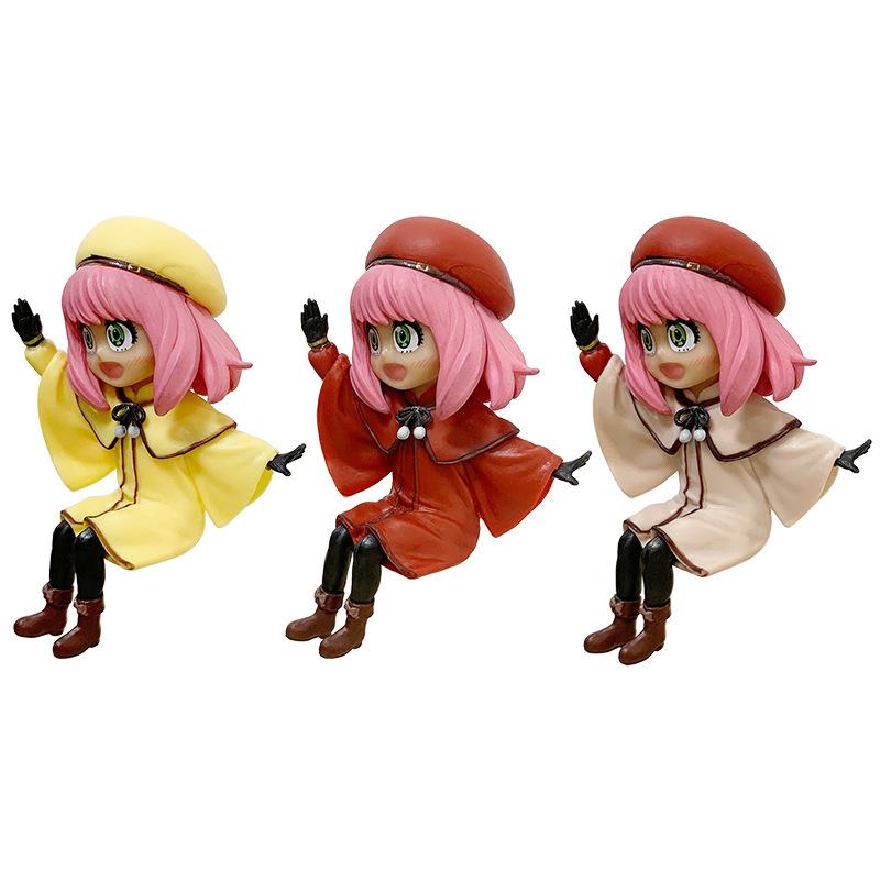 Anime Spy X Family Anya Forger Figure Cute SpyxFamily PVC Action Figure Collection Model Doll Toy Figurine For Kid Birthday Gift