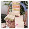 Dopamine Girls' Mid-Calf Summer Lace Socks - Cute, Breathable Japanese Style Mesh for Kids