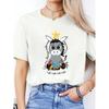 Camiseta Feminina com Estampa do Alfabeto Espanhol - Tabela de Letras Espanholas A-Z (A-Zed) - Blusa Casual de Manga Curta com Gola Redonda com Auxílio para Aprender Espanhol