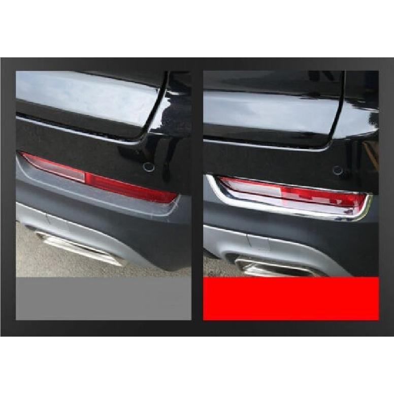 For 2018-2019 2020 Cadillac XT4 Chrome Rear Fog Light Lamp ABS Strip Trim 2pcs