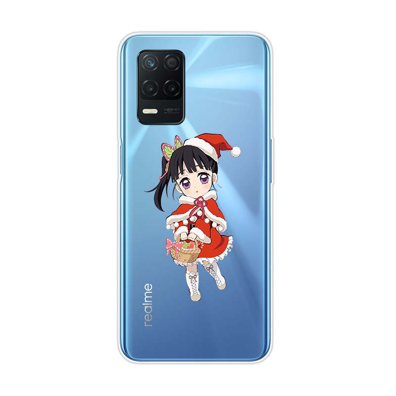 Cool Kimetsu No Yaiba For Realme 8 8i V3 V5 GT Neo Flash Edition Explorer Master Neo2 Narzo 30 50i 50A C21Y Phone Case