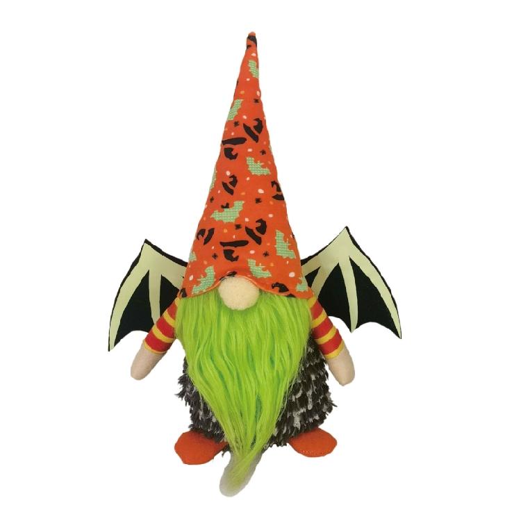 Luminous Halloween Gnome Plush Dwarf Decorations Faceless Plush for Doll Party D