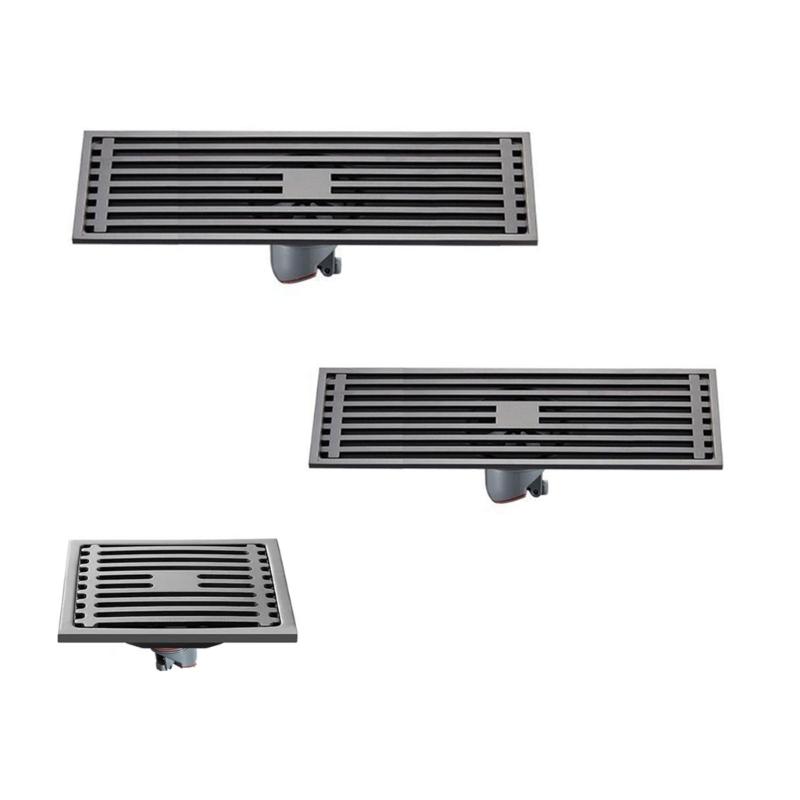  Shower Floor Drain Stainless Steel Floor Strainer  Drainer Bathroom Shower Strainer Filter With Removable Cover