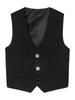 Boys' Academy Style Solid Color Vest for Formal Events and Page Boys