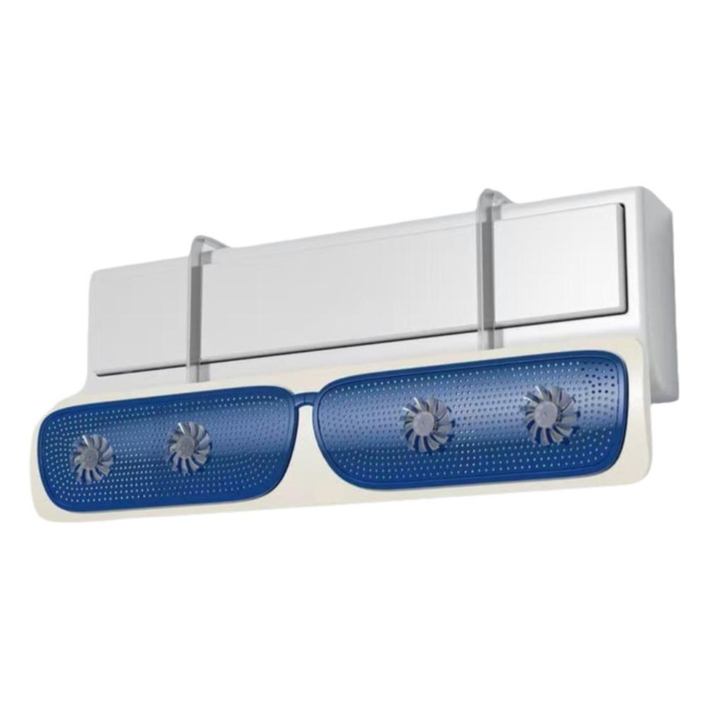 Anti Direct Blowing Air Conditioner Windshield Windproof Air Diverter Cover  Babies синий