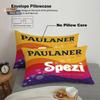 Paulaner Spezi Vintage Color Block 3-Piece Bedding Set (Duvet Cover & Pillowcase)