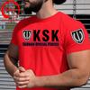 Komunisexdo Speciální síly Ksk Gerunisex Armádní speciální síly Tričko Gerunisexy Vojenská zelená Tričko Unisex Unisex Stylové Základní tričko