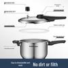 SUPOR 304 Stainless Steel Household Pressure Cooker with Blue Eye Indicator
