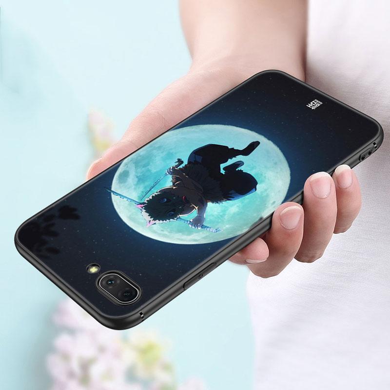 Anime Demon Slayer Inosuke Phone Case For Apple iPhone 14 13 12 Mini 11 Pro Max 7 8 XR X XS 7 8 Plus SE 2020 2022 Cover