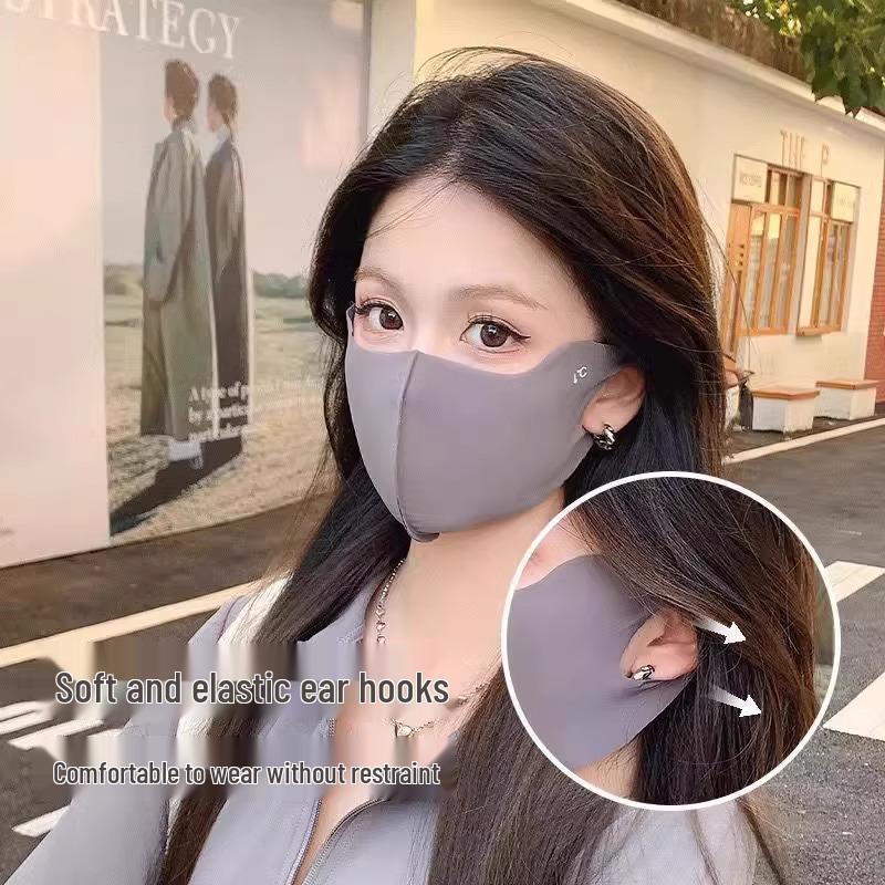 Women's Anti-UV Full Face Ice Silk Sunscreen Mask with Eye Corner Protection