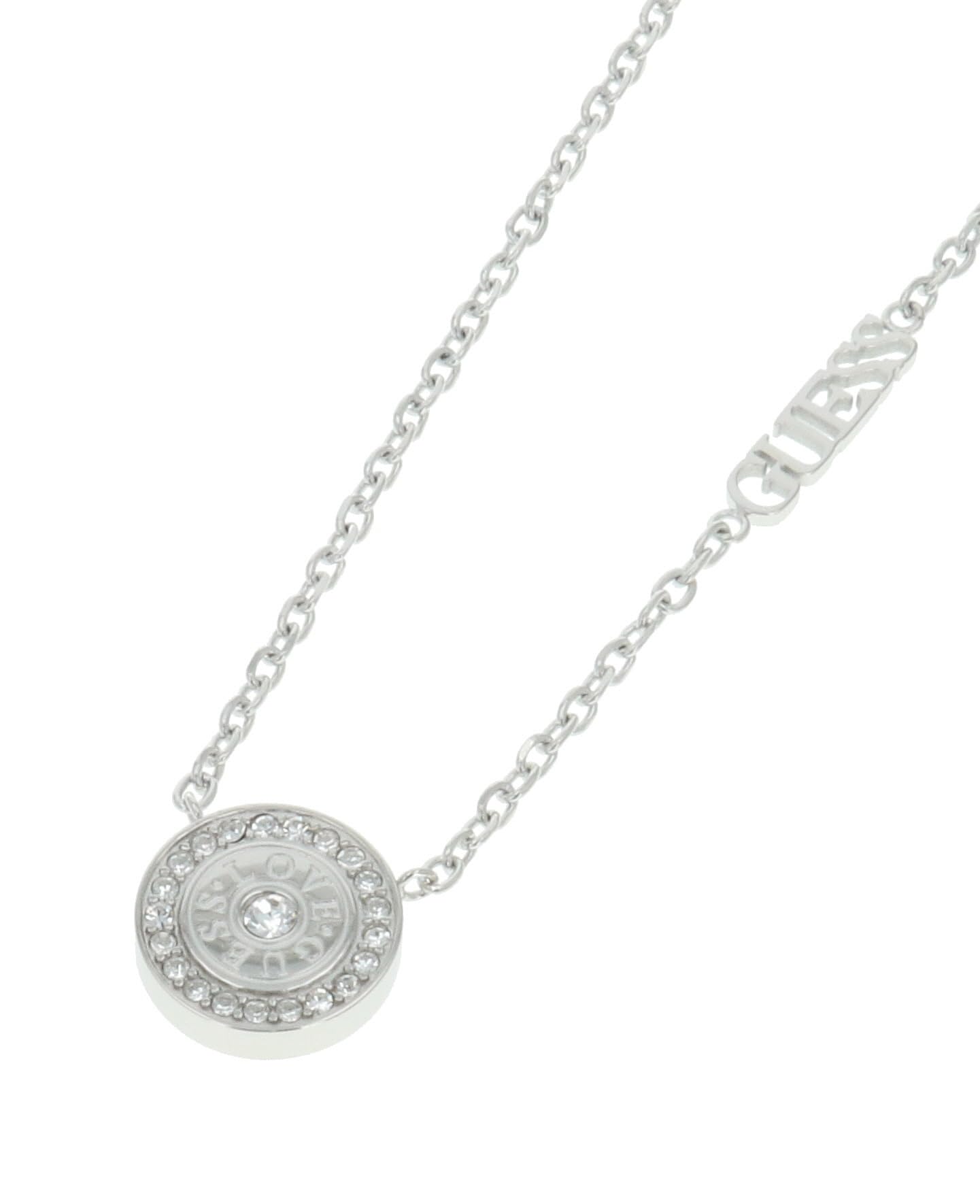 

LOVE Necklace JUBN04080JWRH Brass with drawstring [Guess] Women s [item] срібний