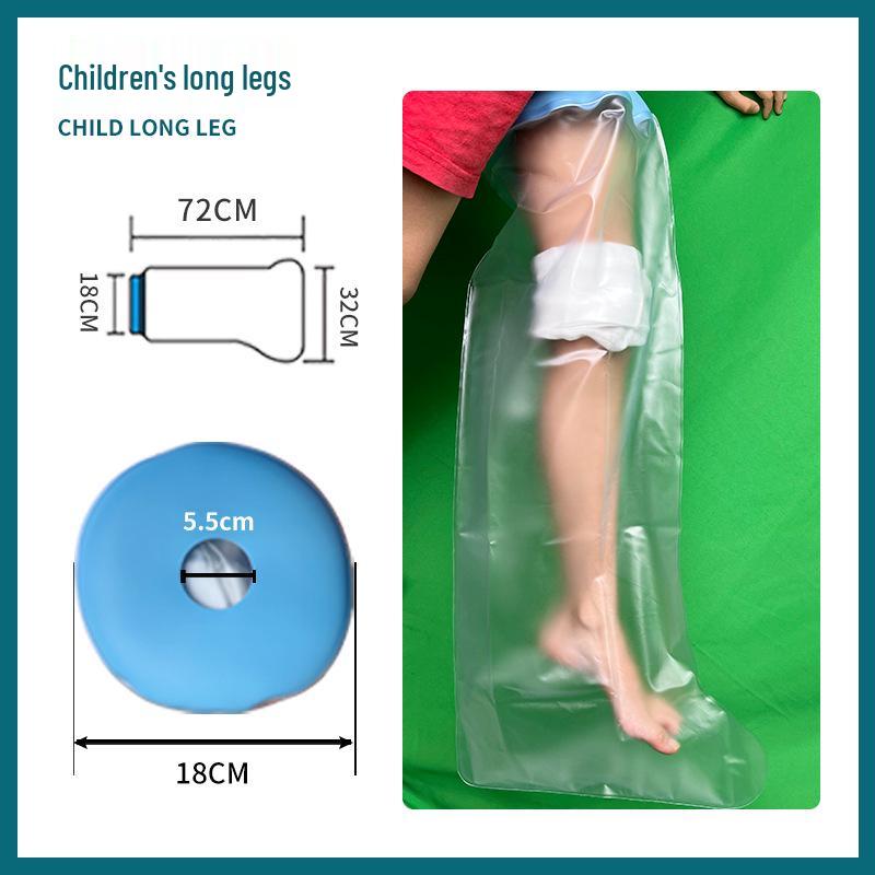 Copricast impermeabile per gamba e piede da 70 cm - Protezione per il bagno post-operatorio