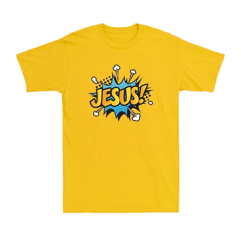 Jesus Christian Religious Bible Faith Christ Church Funny Men s Cotton T-Shirt L