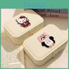 Sanrio Kt Cat Jewelry Storage Box With Leather Material For Gift Giving