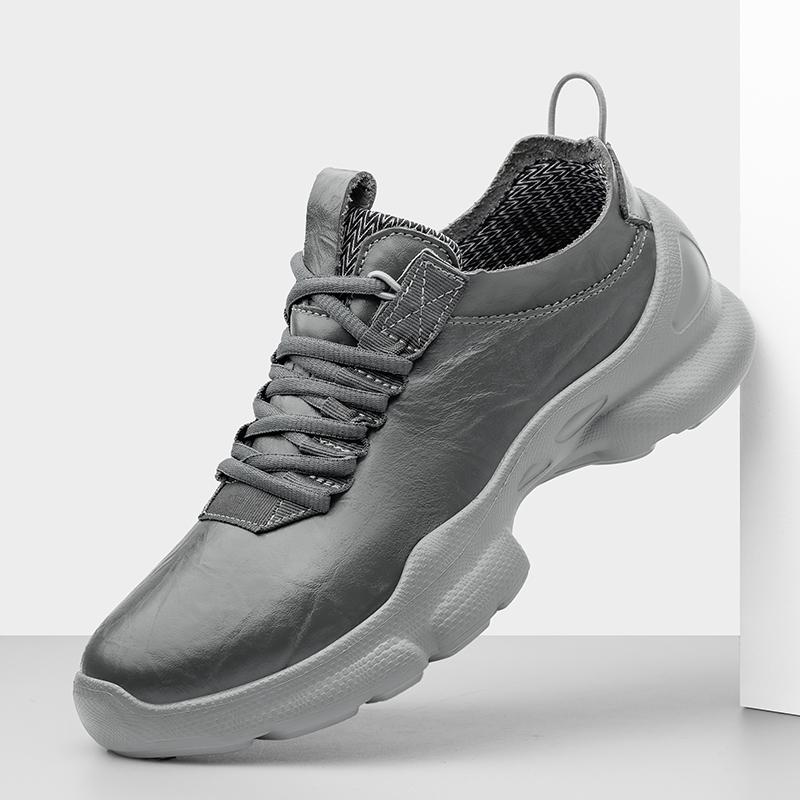 Fashion Genuine Leather Male Lace-Up Outdoor Shoes Male Comfortable Fashion Sneakers Formal Casual Footwear All-match Mens Walking Shoes