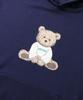 UCLA Unisex Preppy Reel Bear Hoodie [Navy] (Ubalt37)