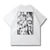 One Piece Nico Robin Manga Split Print Oversized Anime Streetwear Women And Men T-Shirt