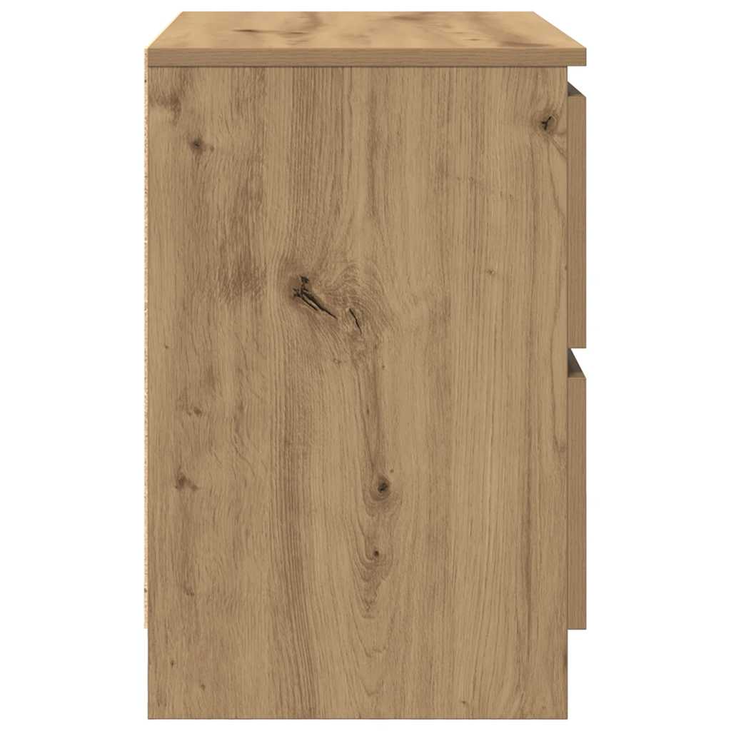TV Cabinet in Artisan Oak Finish 60 x 35 x 54 cm Particleboard