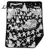 Customizable Souvenir for Birthdays Christmas DIY Coloring Blanket Adults And Kids, Color Your Own Blanket, 59" x 51" Soft Cozy Polyester Couch Cover