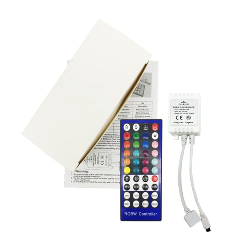 40 Keys RGBW Remote Controller for 5050 3528 LED Strip Lights RGB Controller LED Strip Accessories