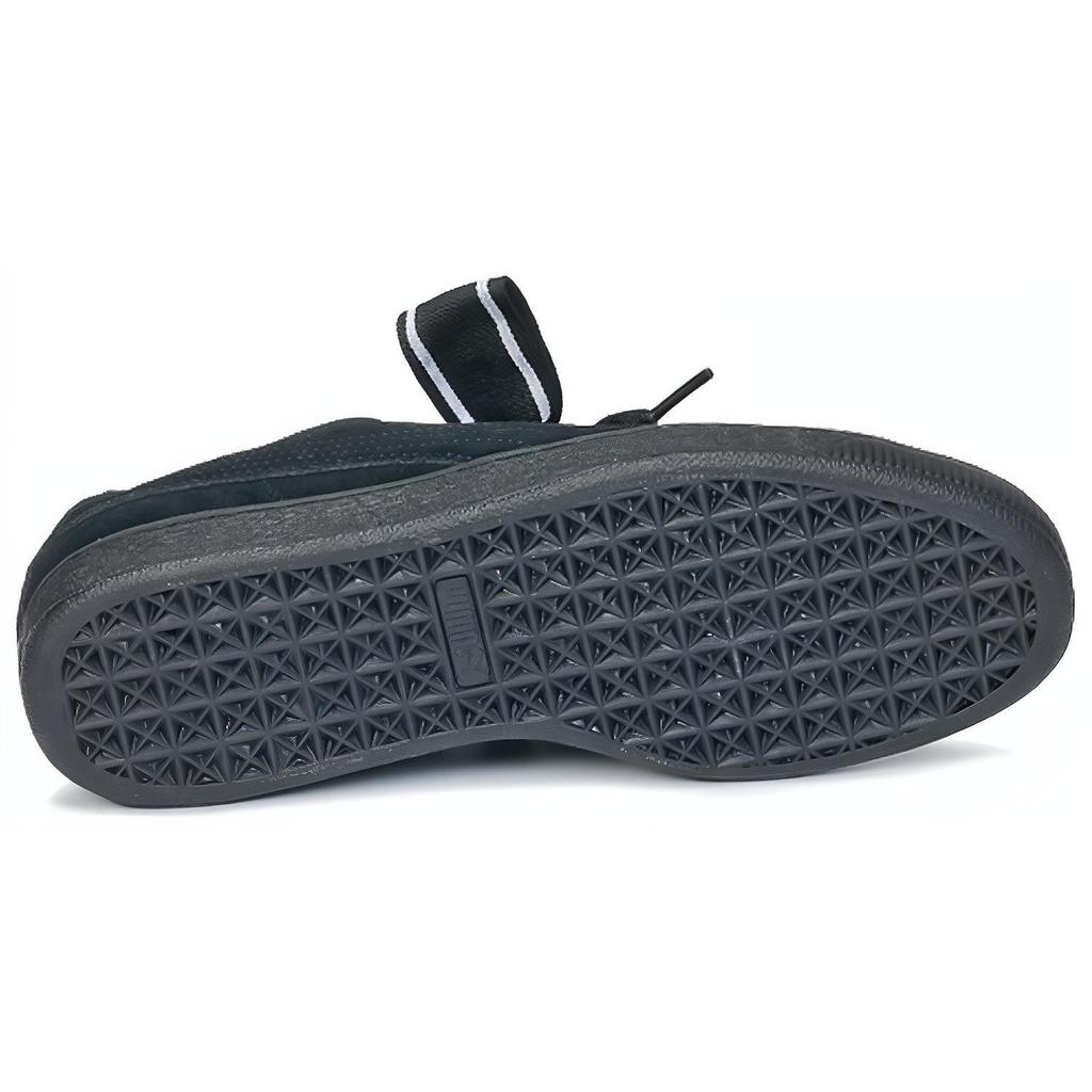 (WMNS) PUMA Suede Heart Satin NEW AUTHENTIC Black Women's 364084-01