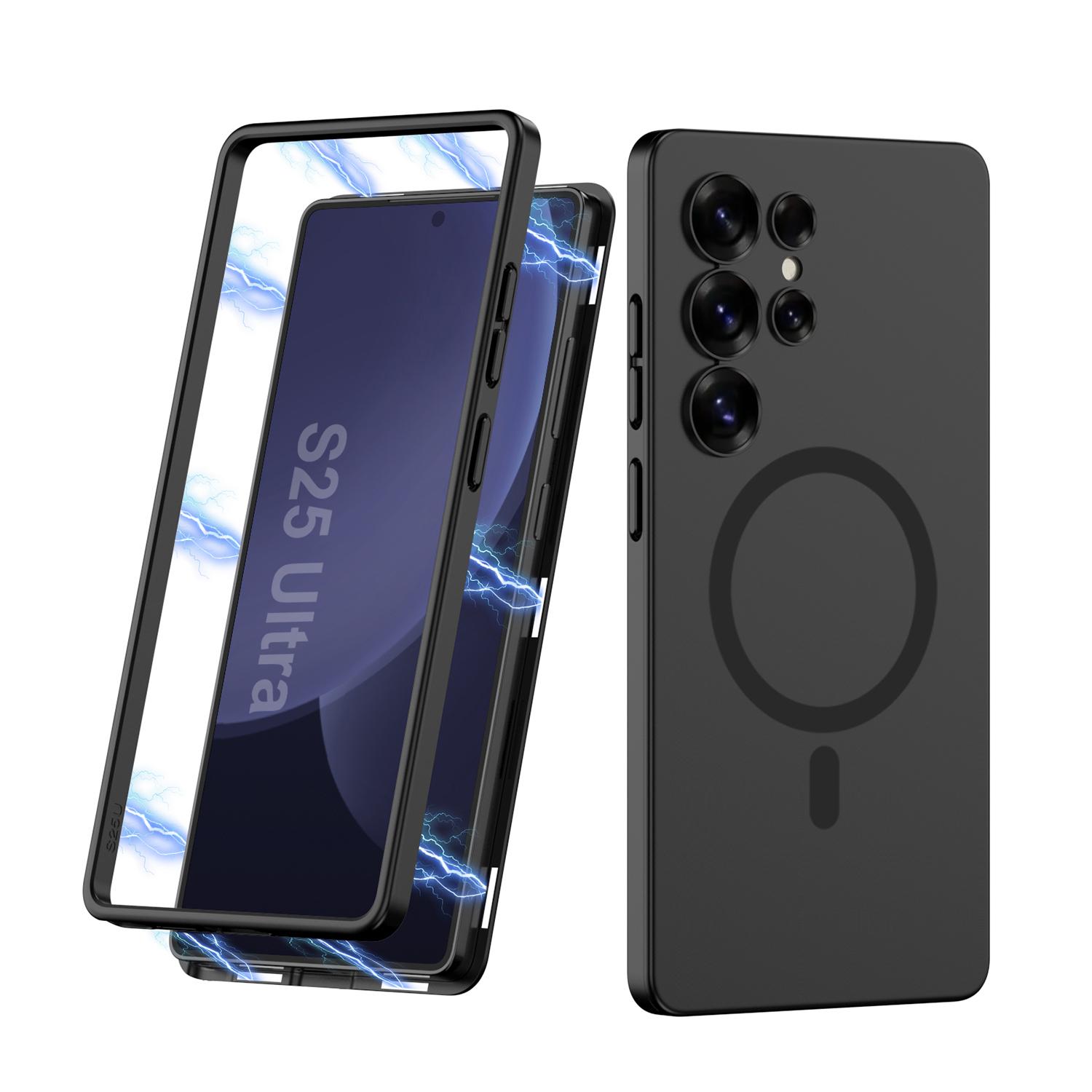 

Оригинальный чехол для телефона Samsung Galaxy S25 Ultra 5G, роскошный магнитный чехол 2 в 1 S25Ultra с беспроводной зарядкой, защитный чехол Galaxy S25 Ultra&Only Case (No Pen)