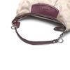 COACH Op art Handbag leather Brown Women F20031 Used