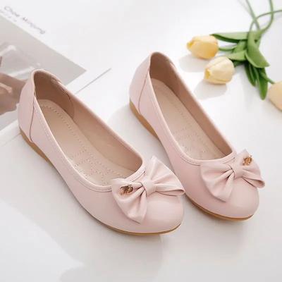 Discounted Classic Women's Shoes New Leather Versatile Fashion Soft Soled Flat Shoes Anti Slip Wear Resistant Casual Shoes