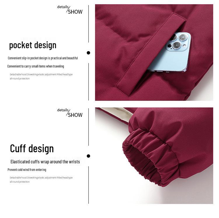 Double-Sided Men's Winter Cotton Padded Jacket - Warm, Loose Fit, Trendy Youth Style for Autumn and Winter