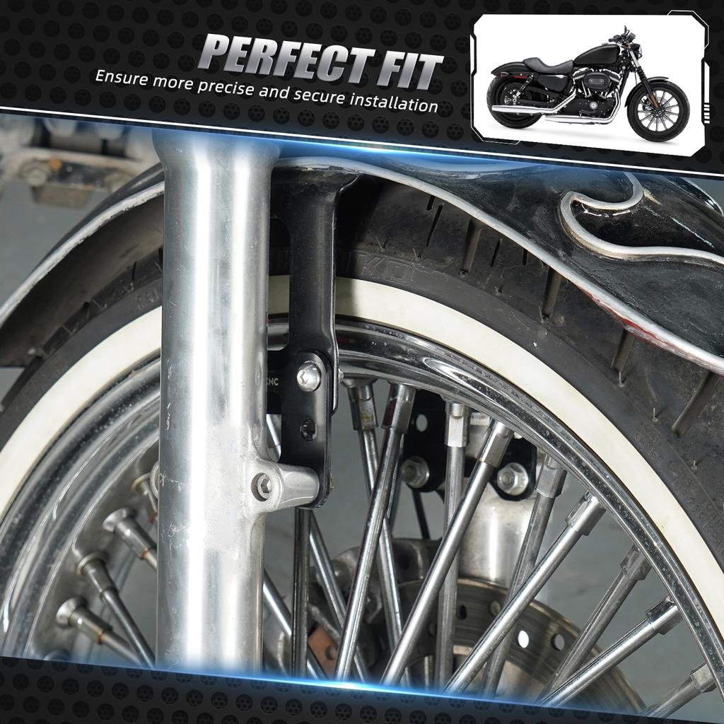 For Harley Sportster 883 XL883 04-08 NICECNC Front Fender Riser 1"/2" Sportster 1200 XL1200T 14-19 Iron 883 1200 XL883N XL1200N