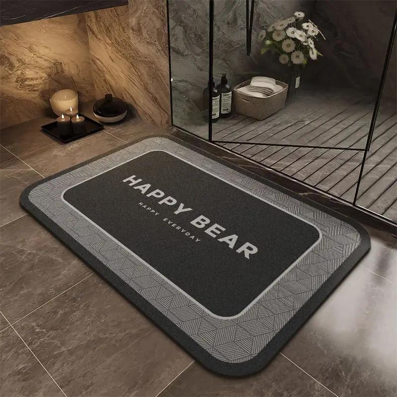 Diatom Mud Bathroom Absorbent Floor Mat, Resistant To Dirt and Slip, Kitchen Floor Mat, Household Mat, Carpet