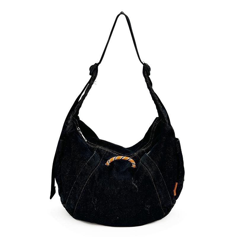 Large Capacity Denim Bag Women's Shoulder Crossbody Bag