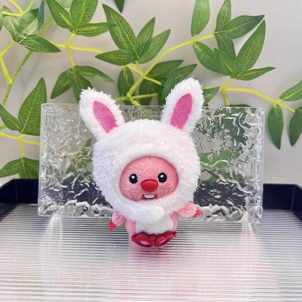 Plush Stylish Beaver Keychain Creative Animal Charm With Comfortable Short Filling Fur