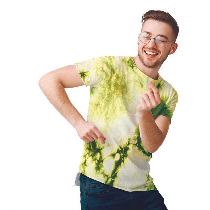 Peinture pour textile 100 ml effet tie and die - vert kaki