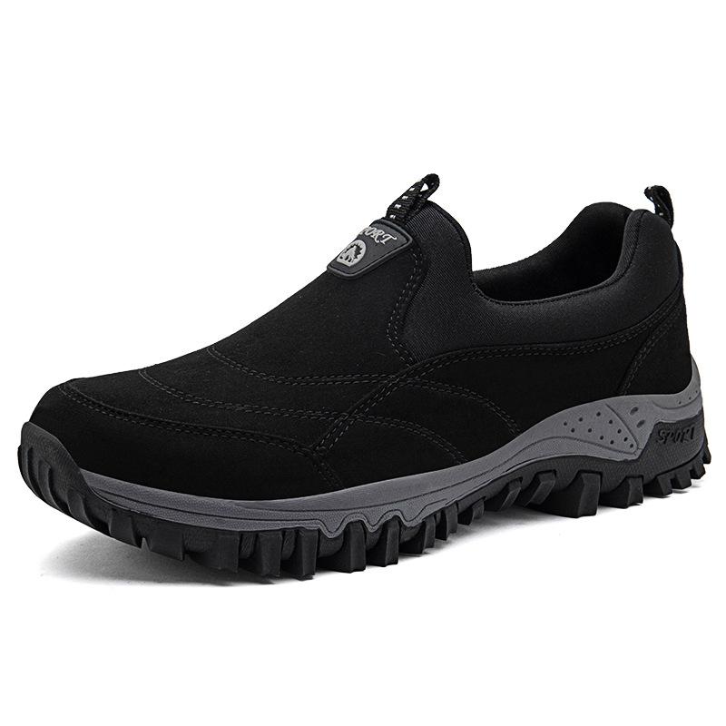 Men's Outdoor Casual Sneakers: Cross-Border Hiking & Travel Slip-Ons, Large Sizes Available