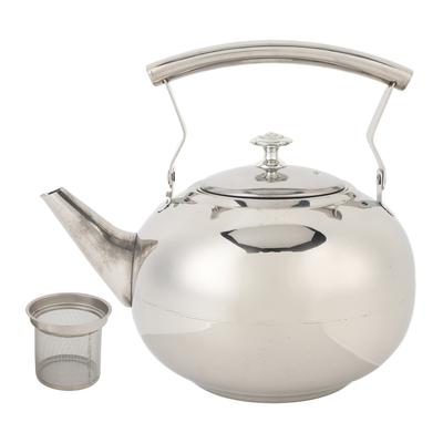 Stainless Steel Tea Pot Multi Purpose Stove Top Whistling Tea Kettle with Filter for Home Camping