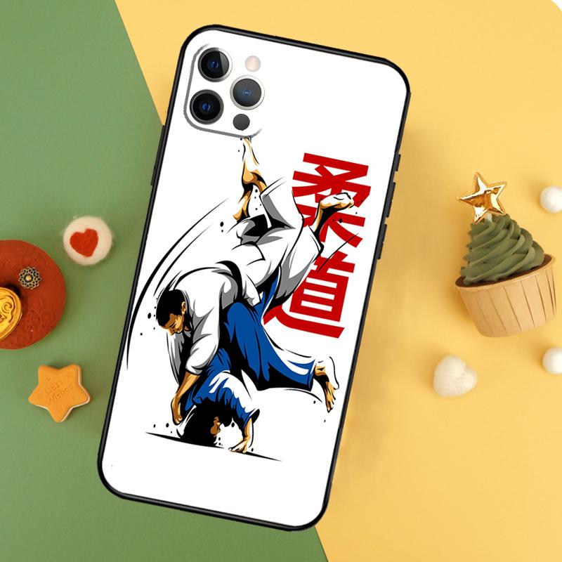 Judo Taekwondo Karate Case For iPhone 13 12 Mini 11 14 16 15 Pro Max 7 8 Plus X XR XS Max Back Cover