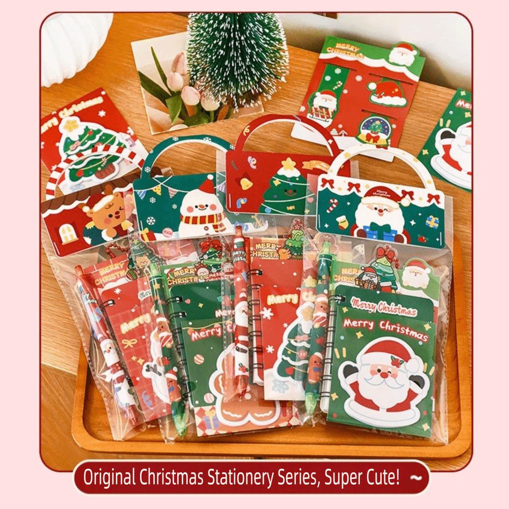 Christmas Theme Study Items Christmas Stationery Set Christmas Coil Notebook  Christmas Gifts