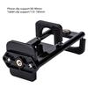 Universal Tablet Phone 2 In 1 1/4" Tripod Mount Clamp Holder Bracket Selfie Clip