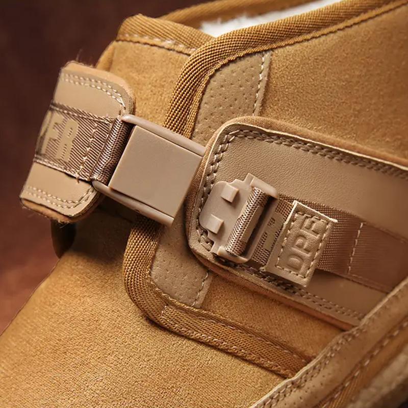 Fashion Men's Winter Shoes Plush and Thicken Warm Men's Boots Short Anti-Skid Boot for Snow Sneakers for Men Winter Botas Hombre