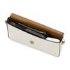 Coach Wyn 21 Metal Logo Cross Grain Leather Shoulder Crossbody Bag Small Women Green