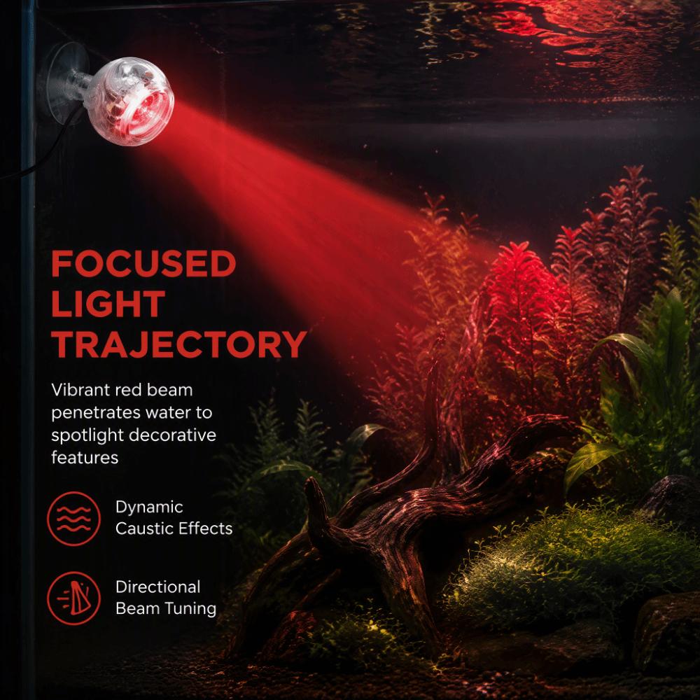 Plastic Fish Spot Light 1W LED Aquarium Lamp Durable Aquarium Lamp For Pond