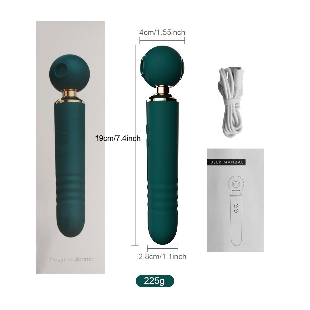 3 in 1 Clitoral Vacuum Sucking Vibrator For Women 10 Modes Telescopic Dildo Flapping Vibrator Adults Goods Sex Toys Female