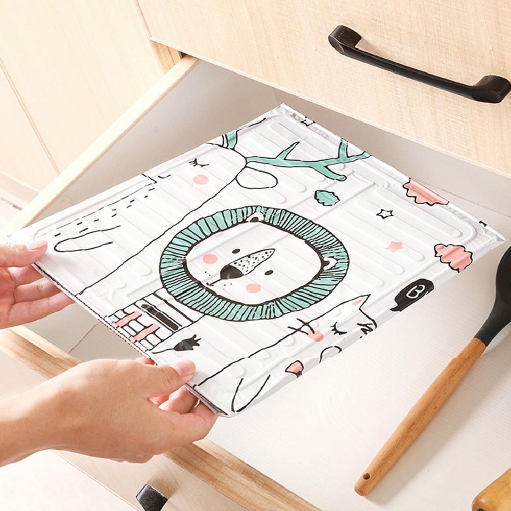Oil-proof Kitchen Baffle Grease Oil Splash Guard Cartoon Pattern Foldable Oil-proof Splash Guard for Kitchen Stove for Cooking