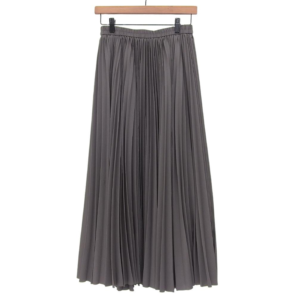 Theory Luxe Excellent Condition Refined Pleats Pilil Skirt, Women's, Gray, Size 36, Made In 1924 Skirt 36 grayUsed