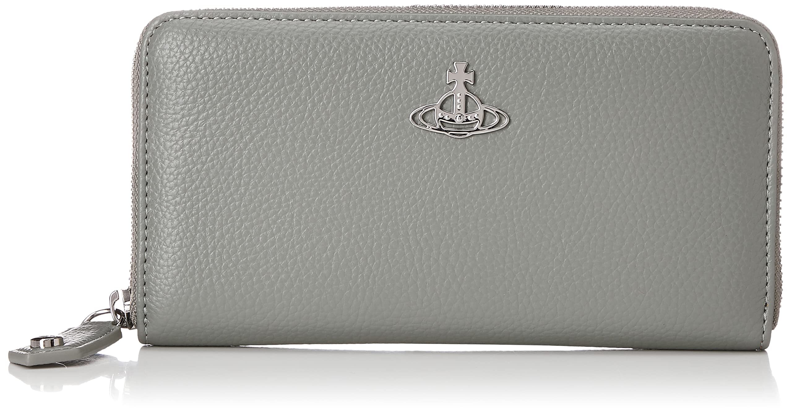 

Vivienne Westwood 51050023 Pale Green Grain Leather Women s Zip-Around Bag, S000D, Re-Vegan [Used]